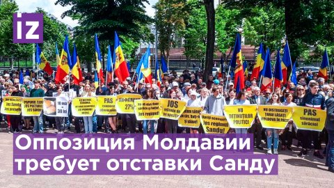 Протесты в Кишиневе: участники требуют отставки президента Молдавии / Известия