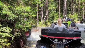 Поездка на квадроциклах к Белому водопаду, отдых в Архызе.