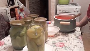 ЗАГОТОВКИ НА ЗИМУ   Перец В Томатном Соке для фаршировки