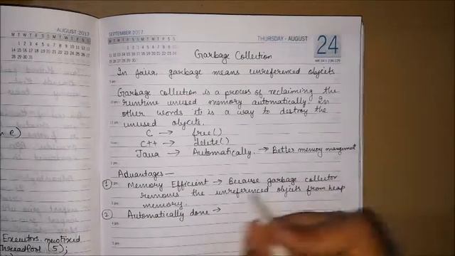 Garbage collection in Java
