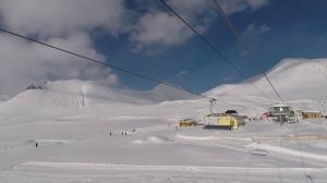Гудаури трасса Tatra и подъемник Shino