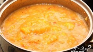 Ароматное желе из персиков