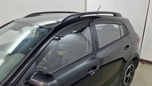 Дефлекторы (ветровики) окон 2D - KIA RIO X-Line (I) с 2017г.в. - Стрелка11