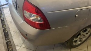 Выхлоп71 Приора без резонатора звук жесть))))