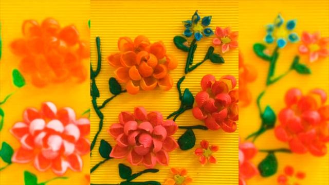 Выставка "Объемные картины из макарон" смотреть онлайн