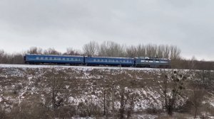 ТЭП-70 Тепловоз / Пассажирский поезд