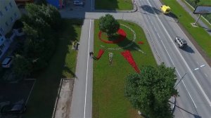 Южно-Сахалинск с высоты птичьего полета.