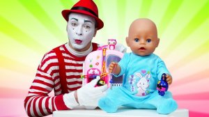 Кукла БЕБИ БОН и Мим ищут Ключи! - Смешные видео игры прятки. Как Мама для пупса Baby Born