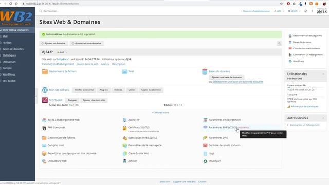 COMMENT CHANGER SA VERSION DE PHP смотреть онлайн