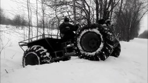 БОЛОТОХОД - ПЕРЕЛОМКА РАБОТА ПОЛНОГО ПРИВОДА.