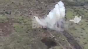Кадры ликвидации бронегруппы ВСУ на запорожском направлении.