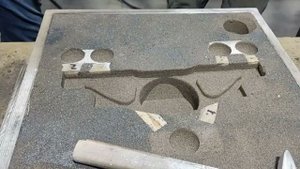 Процесс формовки по технологии ХТС бугелей для сельскохозяйственной техники.