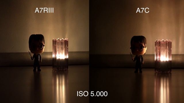 Sony A7RIII vs A7C ISO Performance Test in absolute darkness - extreme Low Light - 4K