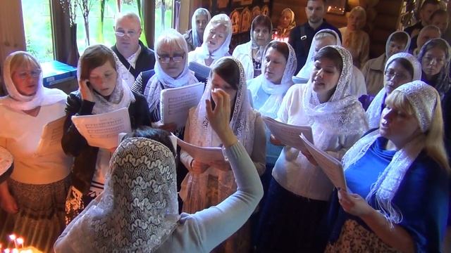 Воскресный тропарь в исполнении любительского хора храма равноап.Константина и Елены смотреть онлайн