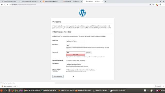 How to install WordPress using XAMPP in Lubuntu 19.04 and Fix common errors смотреть онлайн