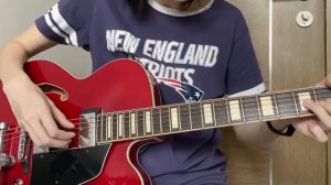 Here, there and everywhere demo played by Ibanez AF75t Semi-Hollow Guitar