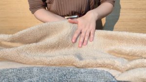 Распаковка тканей для утепления. Очень милая и нежная ткань