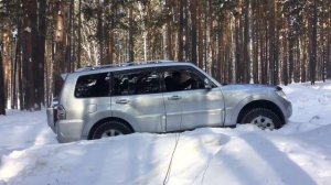 Проверка полного привода mitsubishi pajero, часть 3