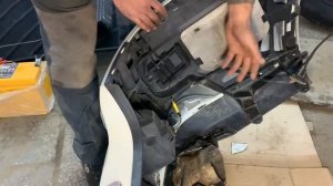 Установка BSM радаров на Мерседес GL350 X164 часть 1