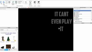 Need help fixing this black screen | Roblox Studio