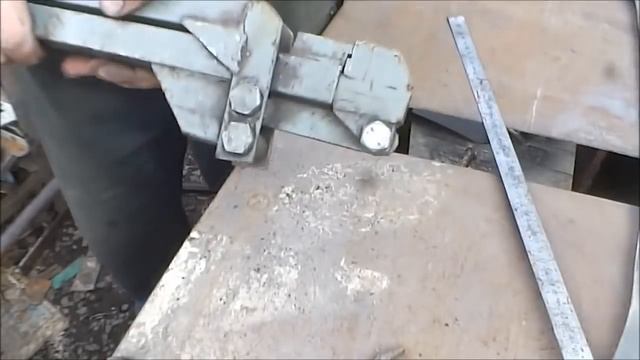 Самодельный кромкогиб, работа и устройство. (metal bender, press brake) смотреть онлайн