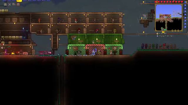 Terraria: walking Through my world. Sorry for the bad Quality смотреть онлайн