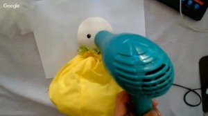 543.Кукла на пластмассовой бутылке. Кукла для начинающих.Кукла из капрона Одуванчик. Кукла