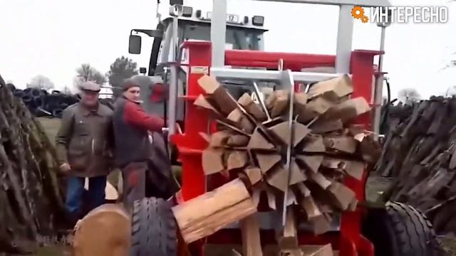 Приспособления для заготовки дров. Готовим дрова на зиму. смотреть онлайн