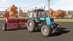 Farming Simulator 22 / Карта Сосновка / Посев пшеницы МТЗ-1025 + СЗ-5.4