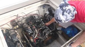 Мотор Mercruiser 4.3 после капиталки