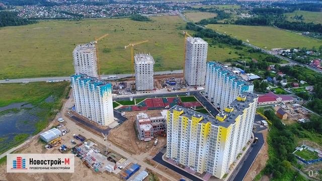 ЖК «Первый Зеленоградский» от застройщика «ЖилИно» (аэросъемка: август 2017 г.)