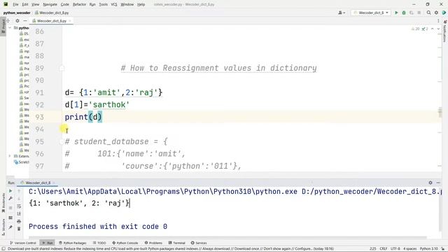Python Tutorials For Beginners #8: Dictionaries & Its Functions - Working with Key-Value Pairs|