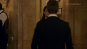 Saving Hope Erica Durance Pregnant belly scenes 2