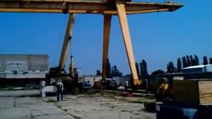 Демонтаж козлового крана
