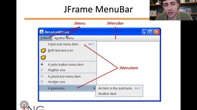 JAVA: Barra di menù Swing (M9-E04) смотреть онлайн
