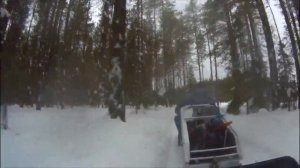 Мотобуксировщик SHARMAX. Первый  тэст-драйв.