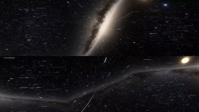 Spaceflight to Andromeda Galaxy | 360° Video VR смотреть онлайн