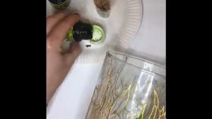 Роспись Вазы витражными красками