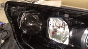 Kia Optima замена линз диодные линзы