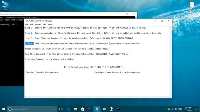 How to install .NET 3.5 FRAMEWORK in windows 7/8/8.1/10 смотреть онлайн