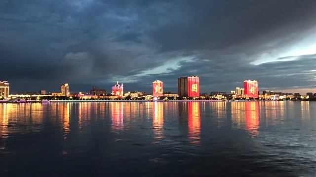 Благовещенск и Хэйхэ / Россия и Китай Граница / На Теплоходе по реке Амур / 04 июнь 2021
