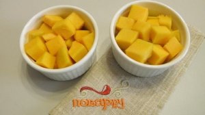 Тыква в духовке кусочками с сахаром