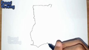 How to Draw Map of Ghana