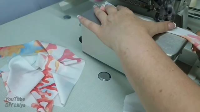 DIY Сшить блузку из шелка своими руками за 30 минут. Простой крой и пошив.