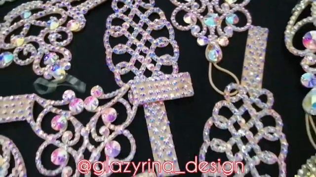 Боаслеты из фетра и страз своими руками. Глазырина Анна. смотреть онлайн