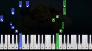 Shrek - Welcome to Duloc (Piano Tutorial)