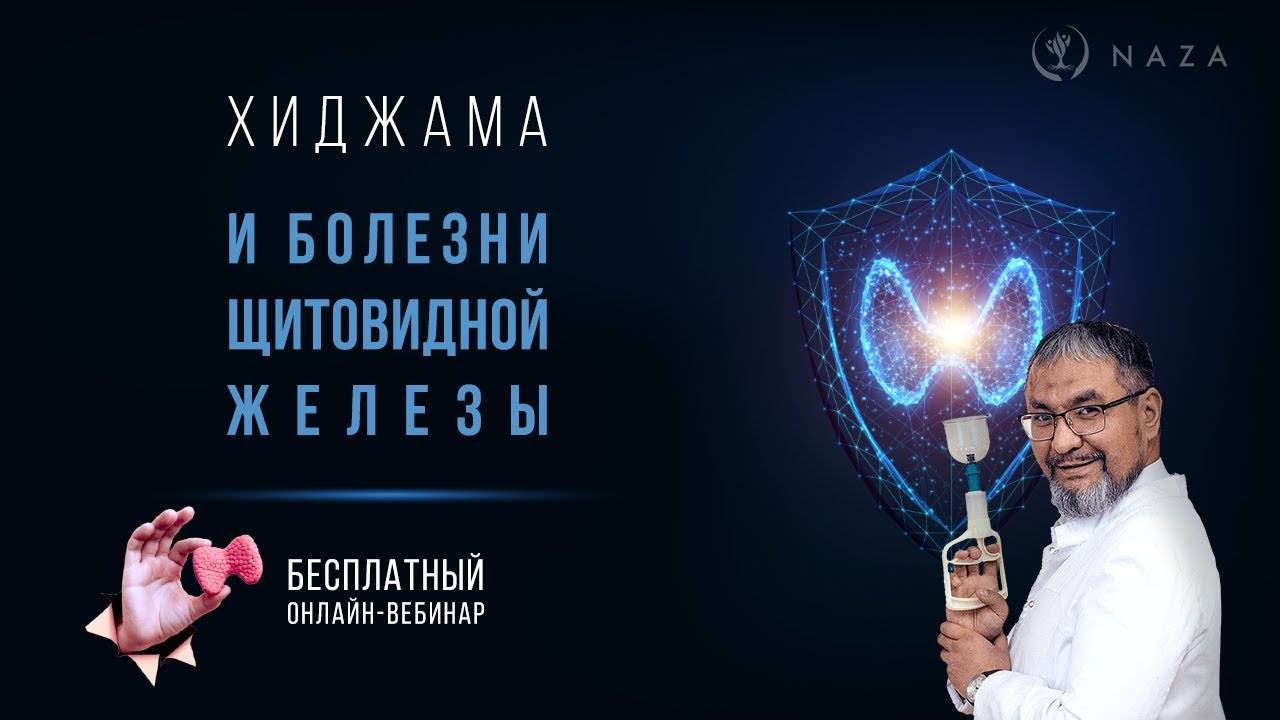 ХИДЖАМА ПРИ БОЛЕЗНИ ЩИТОВИДНОЙ ЖЕЛЕЗЫ / МЕХАНИЗМ ВОЗДЕЙСТВИЯ / РАЗБОР ВОПРОСОВ