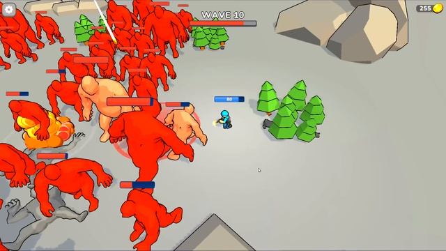 АТАКА КРАСНЫХ ГИГАНТОВ! Прокачка и защита базы! - Build Defense