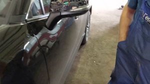 Замена камеры (лампочки), в зеркале заднего вида Rav4/50' 2020г