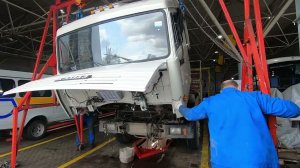 Замена кабины на автомобиле КАМАЗ